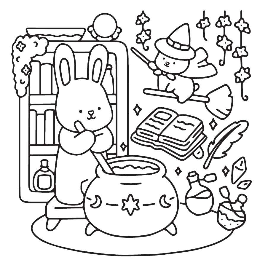 My Fuzzy Buddies Coloring Pages 36