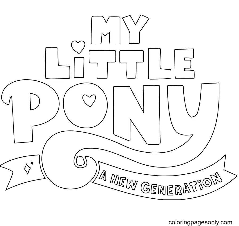 Mein kleines Pony Eine neue Generation Ausmalbilder 13