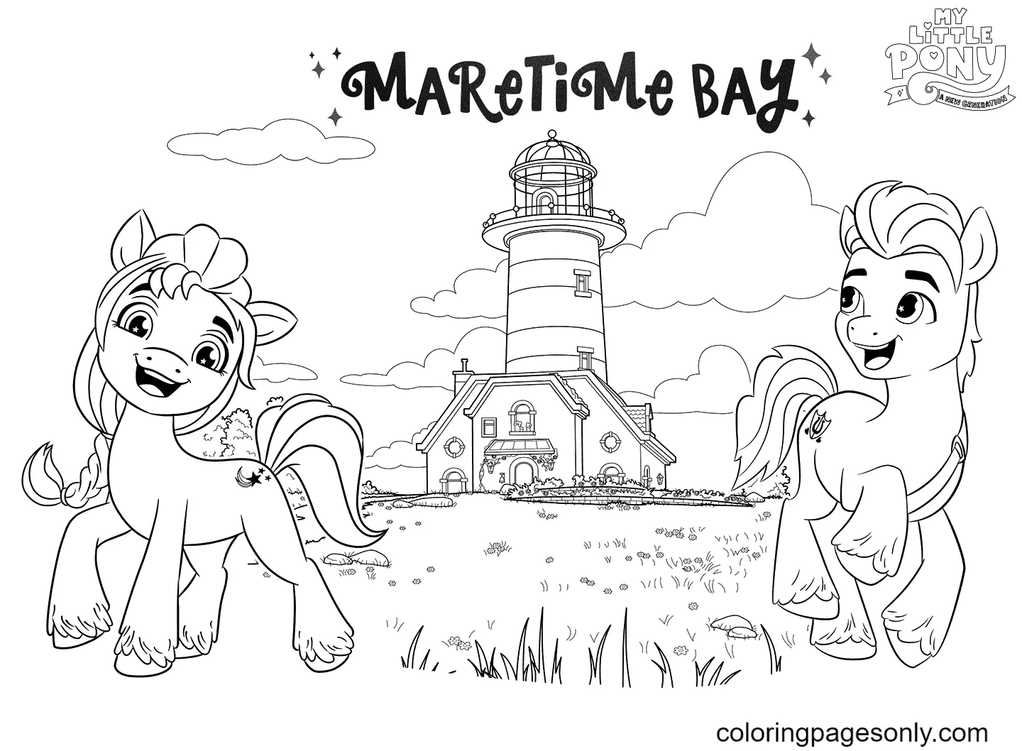 Mein kleines Pony Eine neue Generation Ausmalbilder 15