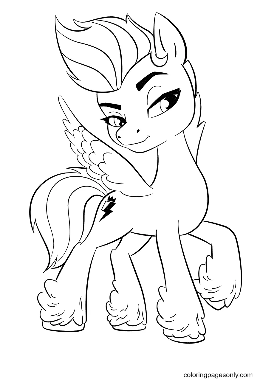 Mein kleines Pony Eine neue Generation Ausmalbilder 7