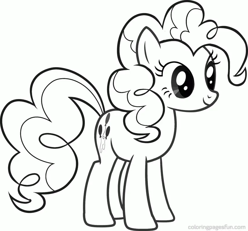 Mi Pequeno Pony Para Colorear 17
