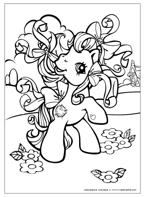 Mi Pequeno Pony Para Colorear 24