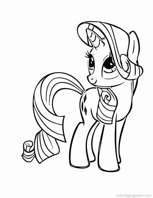 Mi Pequeno Pony Para Colorear 27