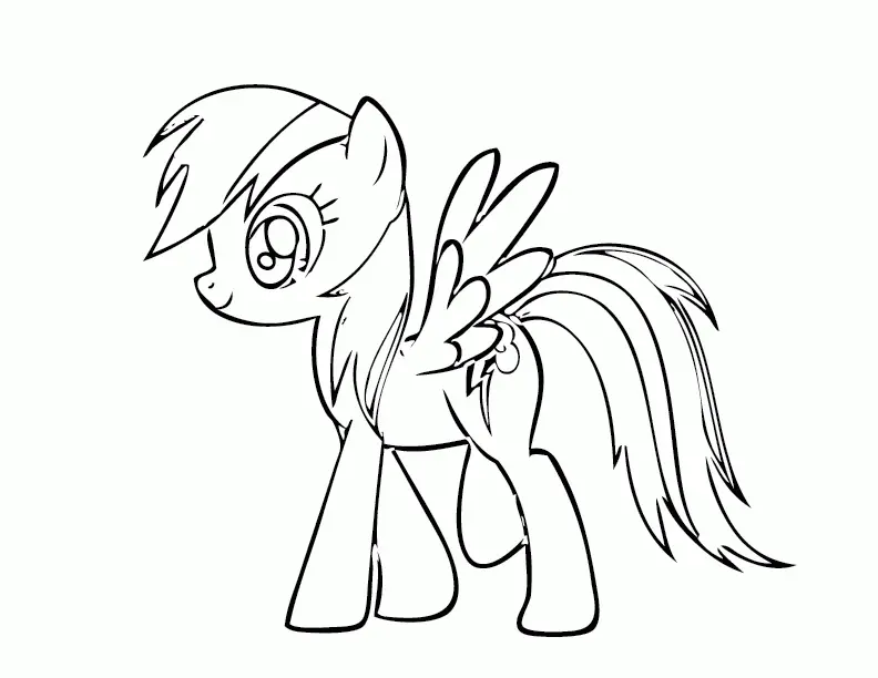 Mi Pequeno Pony Para Colorear 29