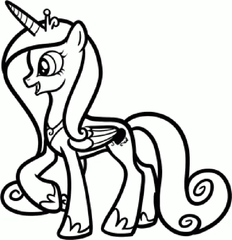 Mi Pequeno Pony Para Colorear 39