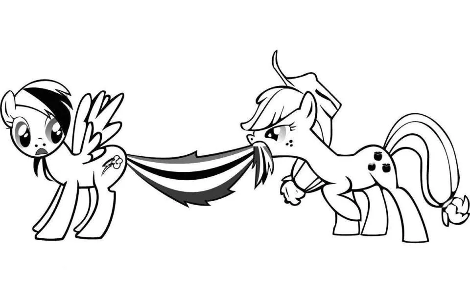 Mi Pequeno Pony Para Colorear 43