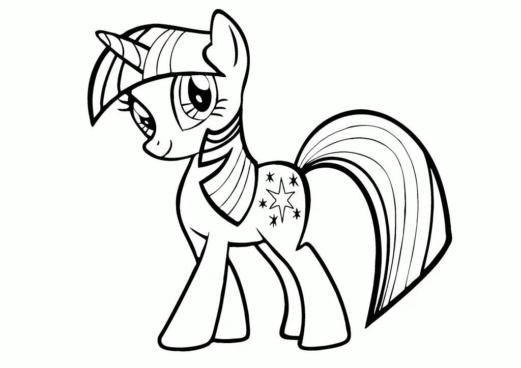 Mi Pequeno Pony Para Colorear 45