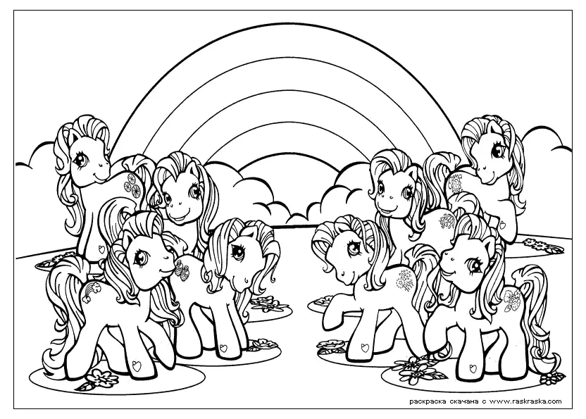 Mi Pequeno Pony Para Colorear 49