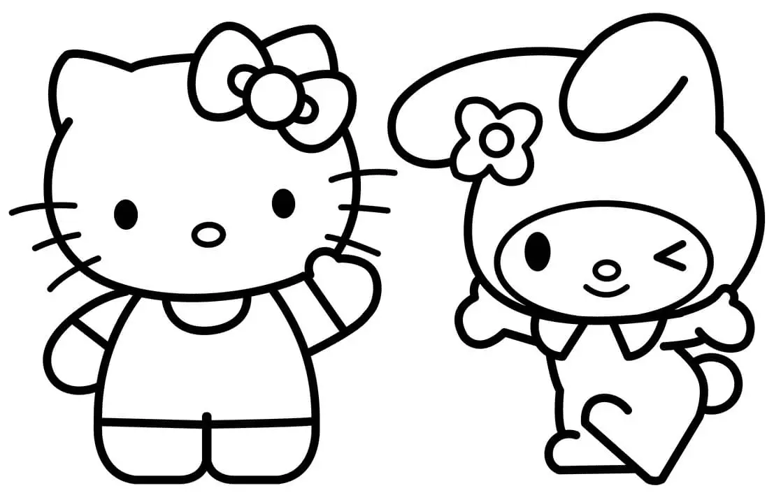 My Melody Para Colorear 1