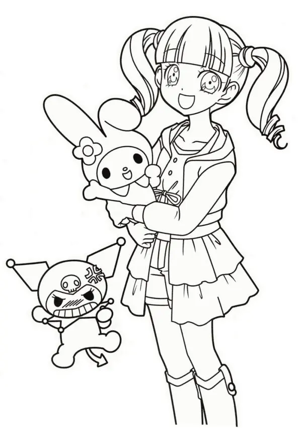 My Melody Para Colorear 20