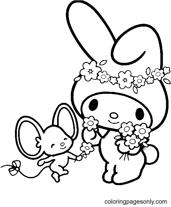 My Melody Para Colorear 26