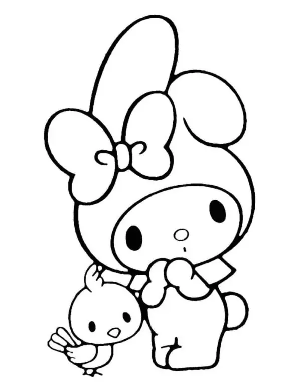 My Melody Para Colorear 28