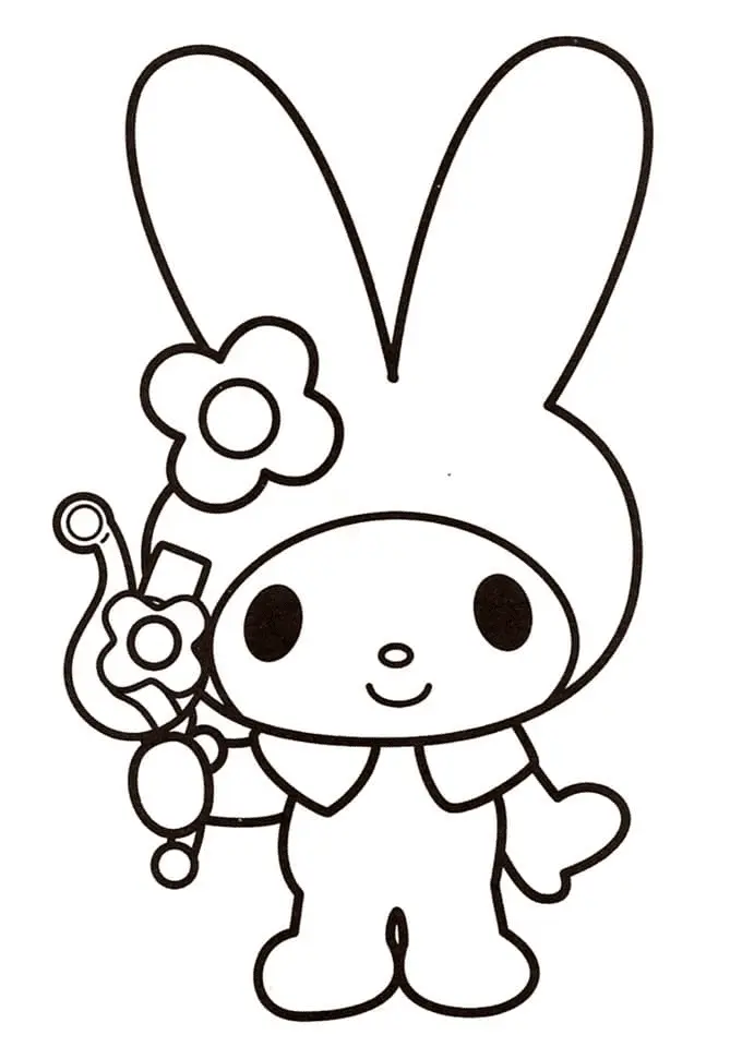 My Melody Para Colorear 43