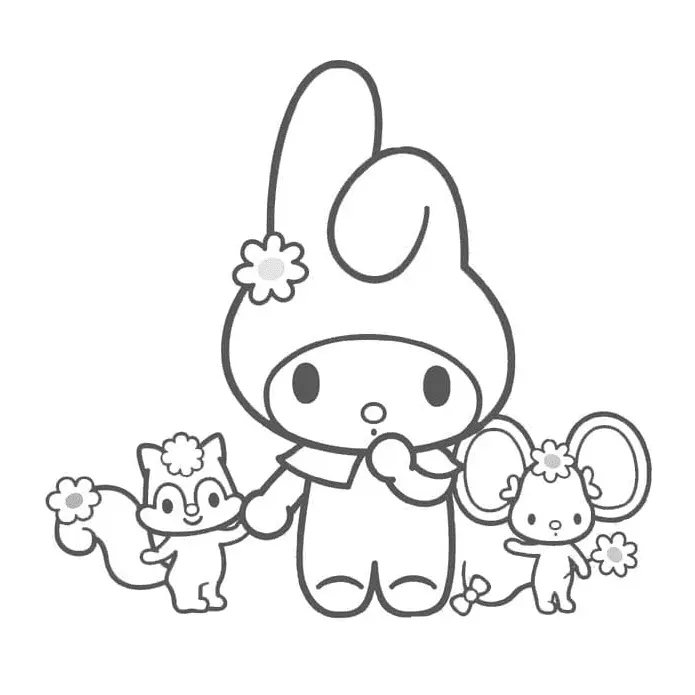 My Melody Para Colorear 49