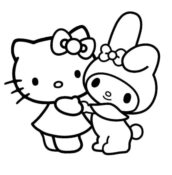 My Melody Para Colorear 5
