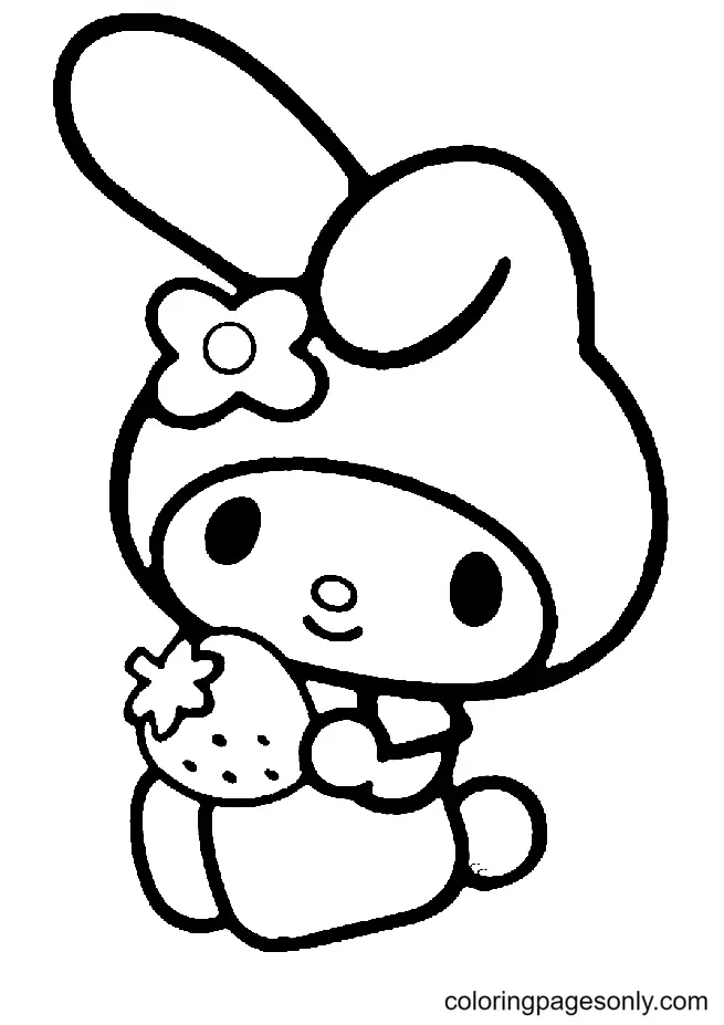 My Melody Para Colorear 6