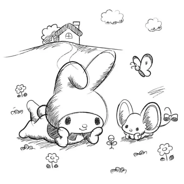 My Melody Para Colorear 62