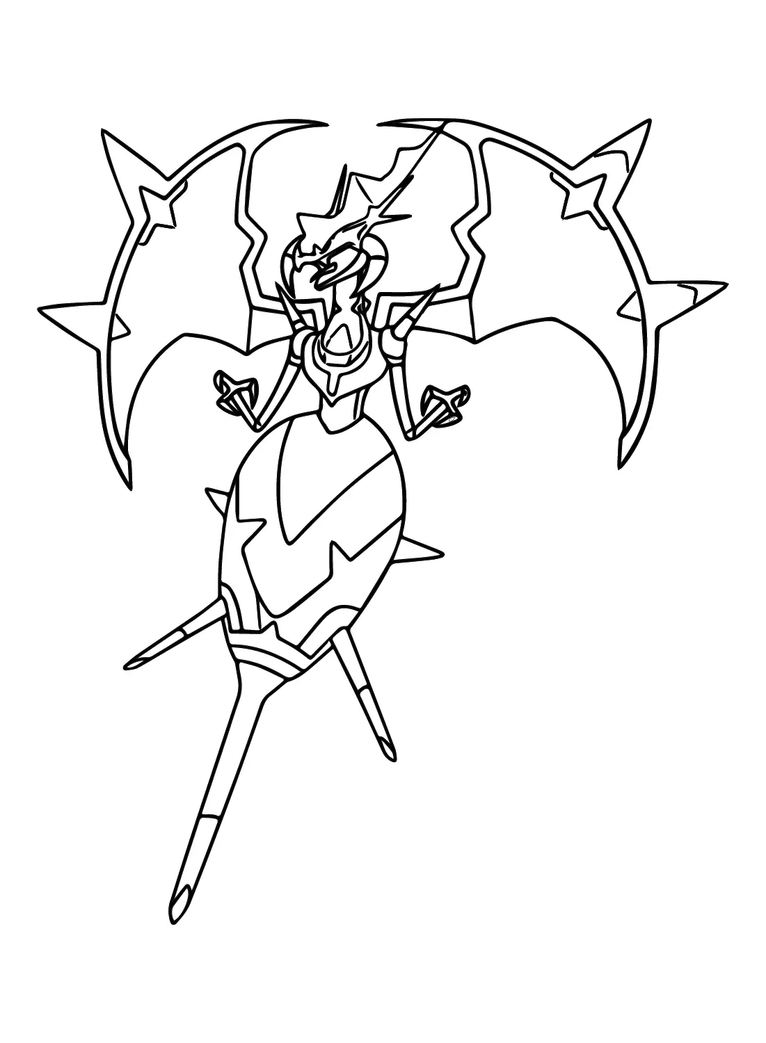 Naganadel Coloring Pages 11