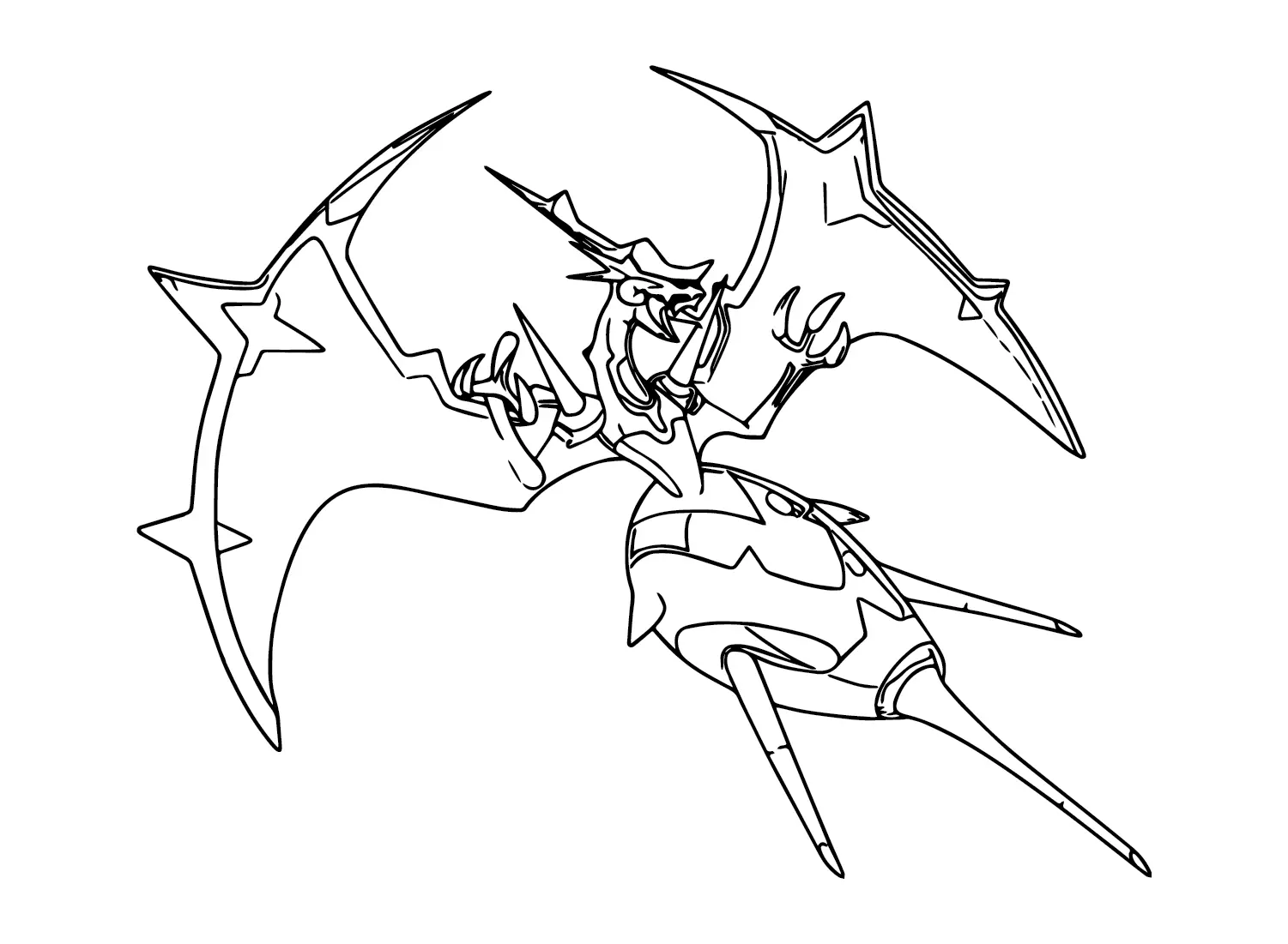 Naganadel Coloring Pages 12