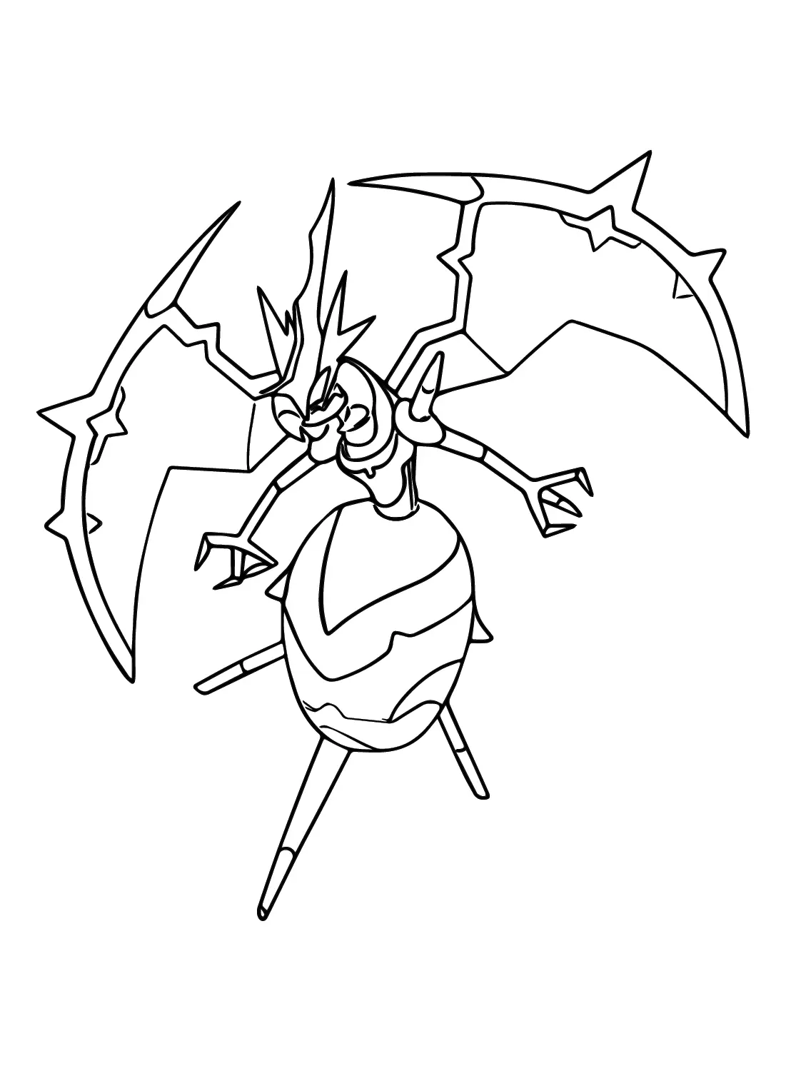 Naganadel Para Colorear