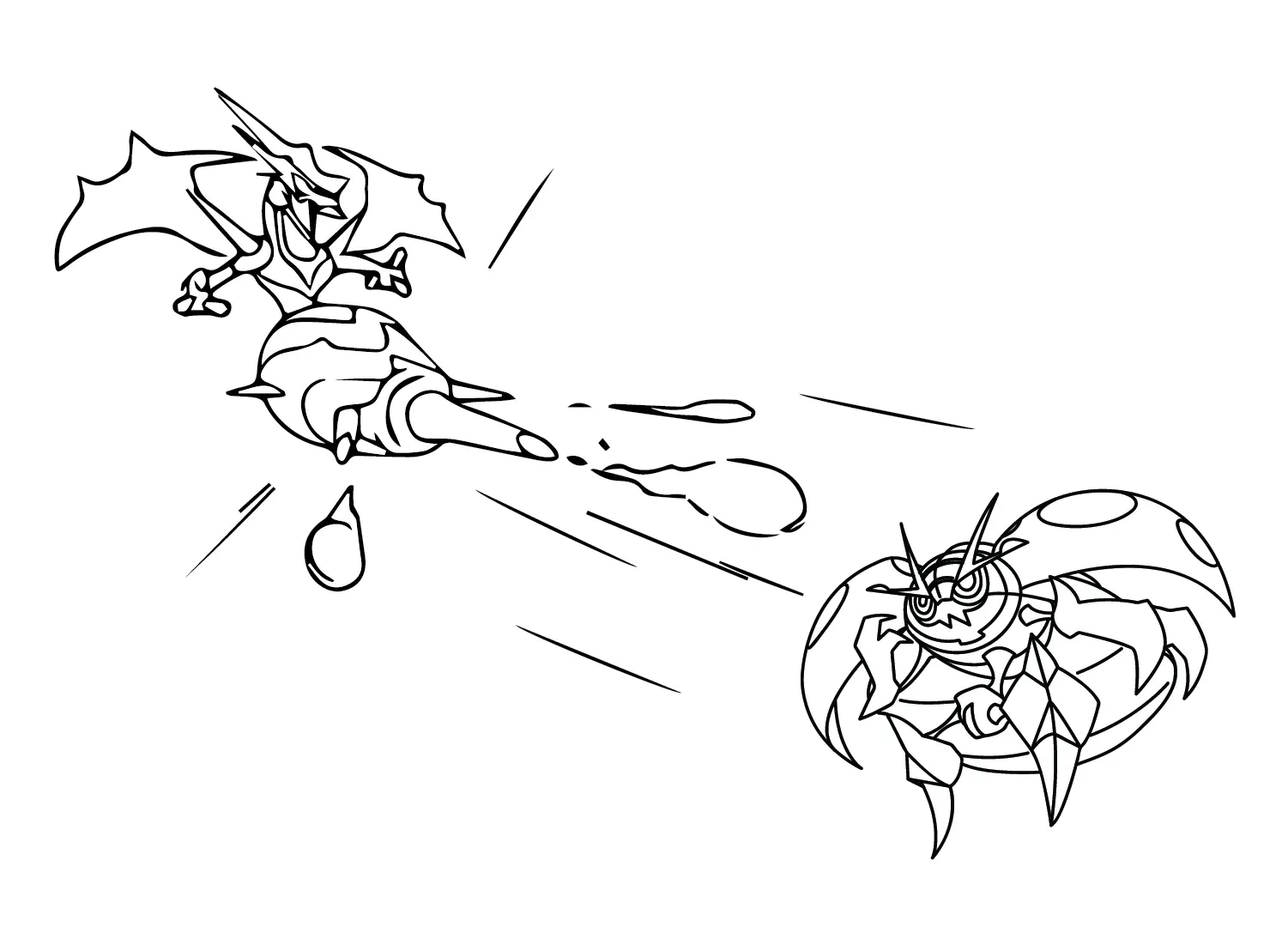 Naganadel Coloring Pages 5