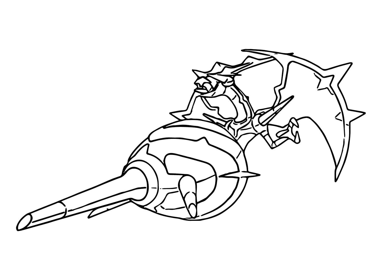 Naganadel Coloring Pages 7