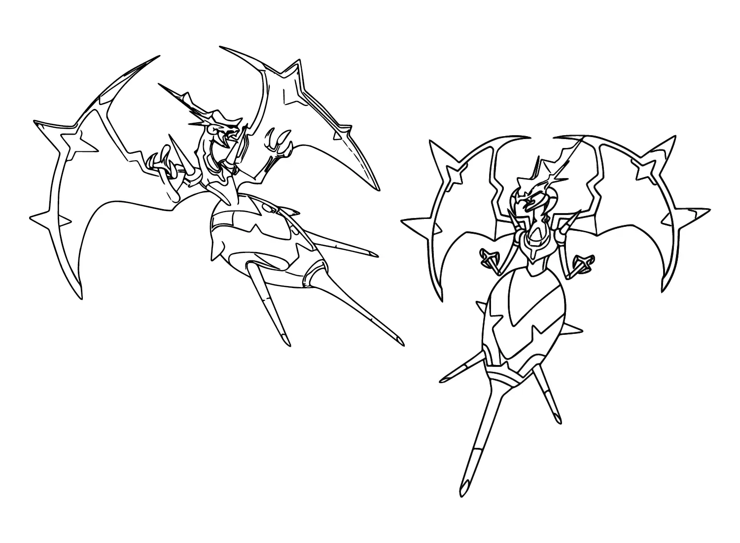 Naganadel Coloring Pages 9