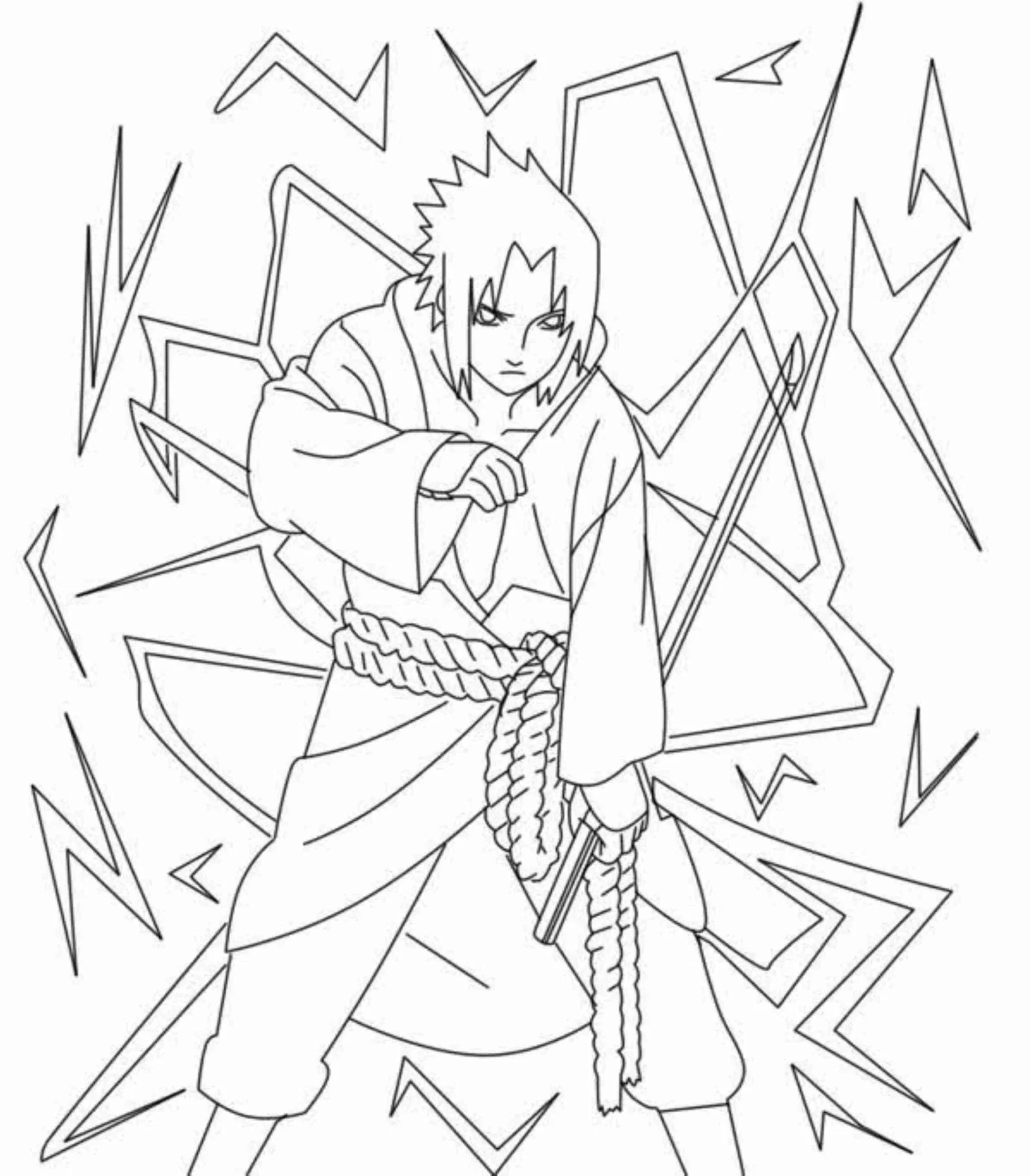 Naruto Y Sasuke Para Colorear 29
