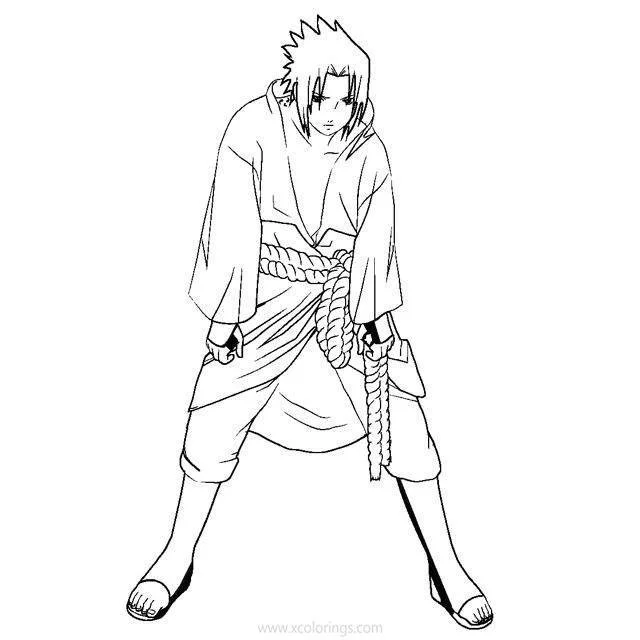Naruto Y Sasuke Para Colorear 39
