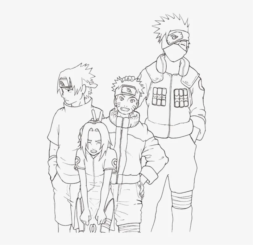 Naruto Y Sasuke Para Colorear 8