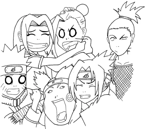 Naruto Ausmalbilder 17