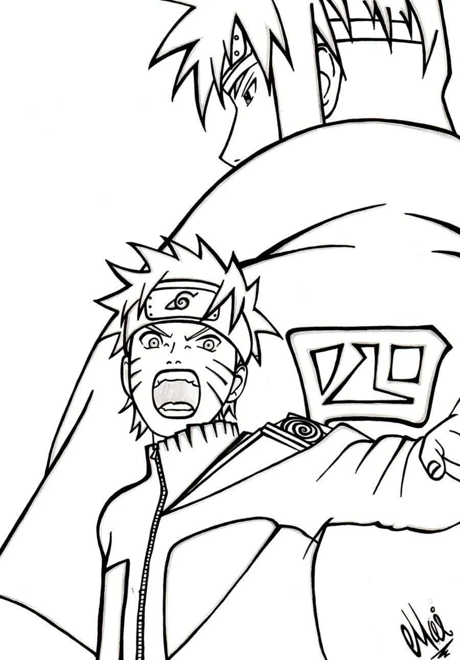 Naruto Coloring Pages 42