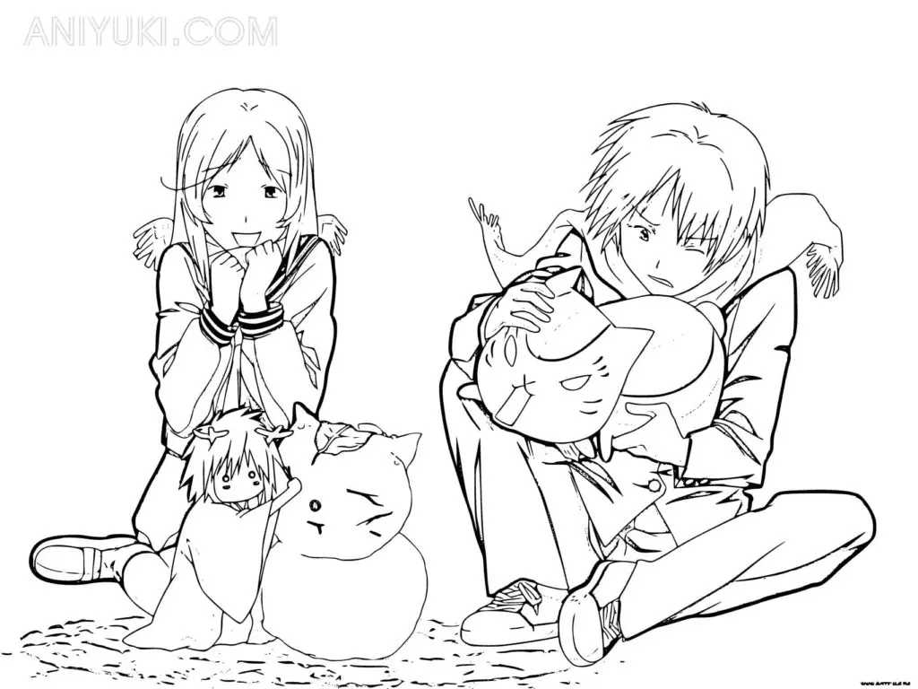 Natsume Yuujinchou Coloring Pages 3