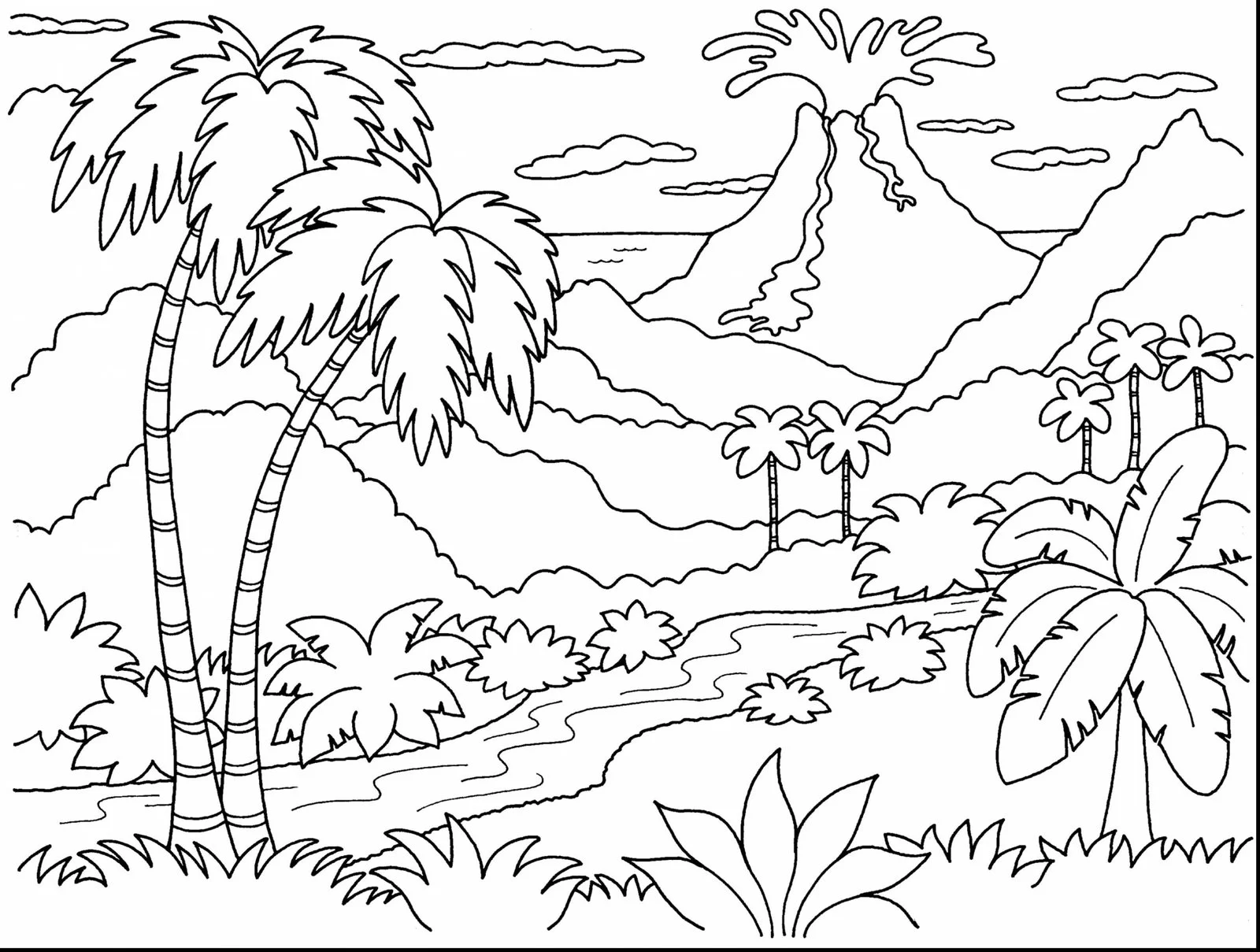 Natural phenomena Coloring Pages 25