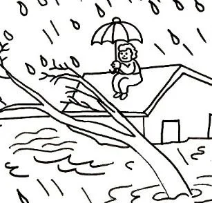 Natural phenomena Coloring Pages 4
