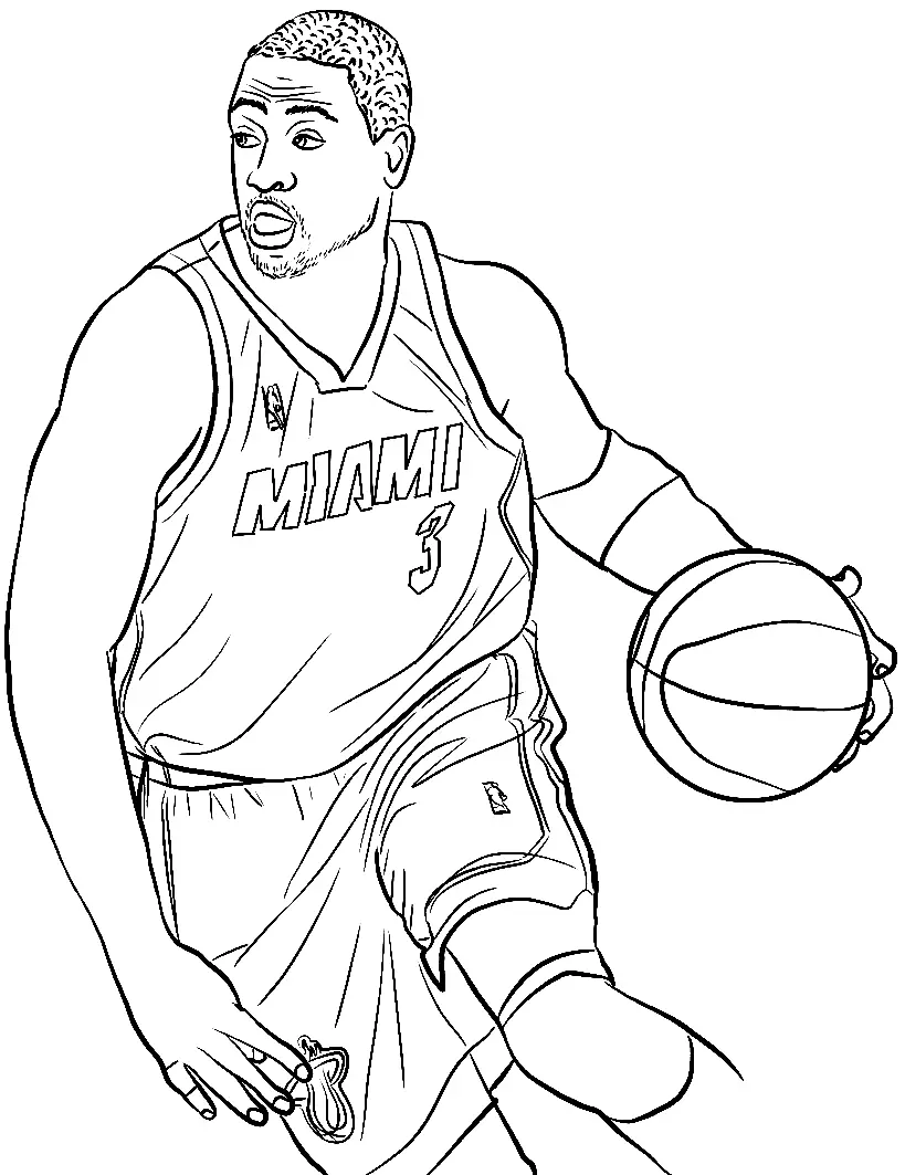 NBA Ausmalbilder 23