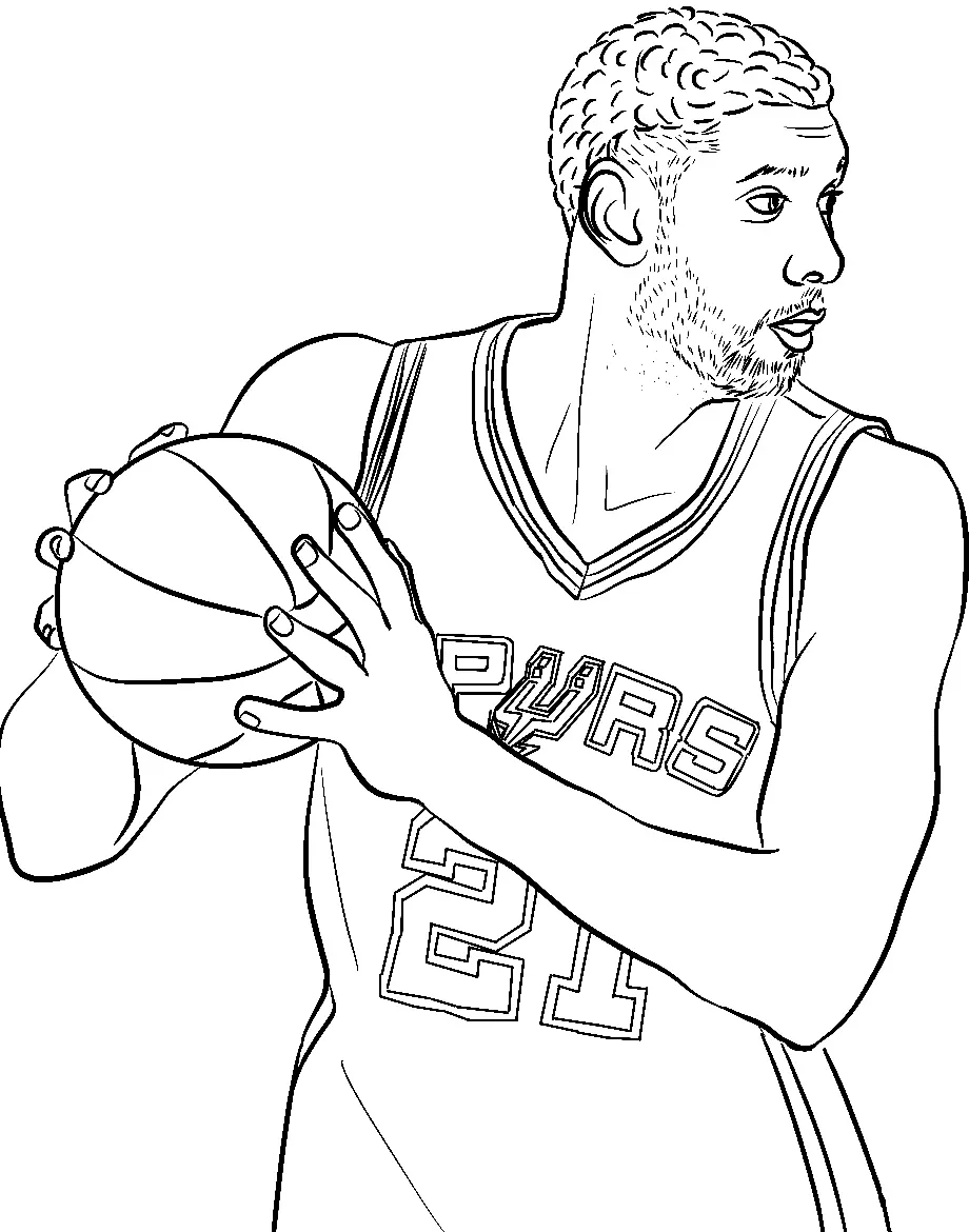 NBA Ausmalbilder 31