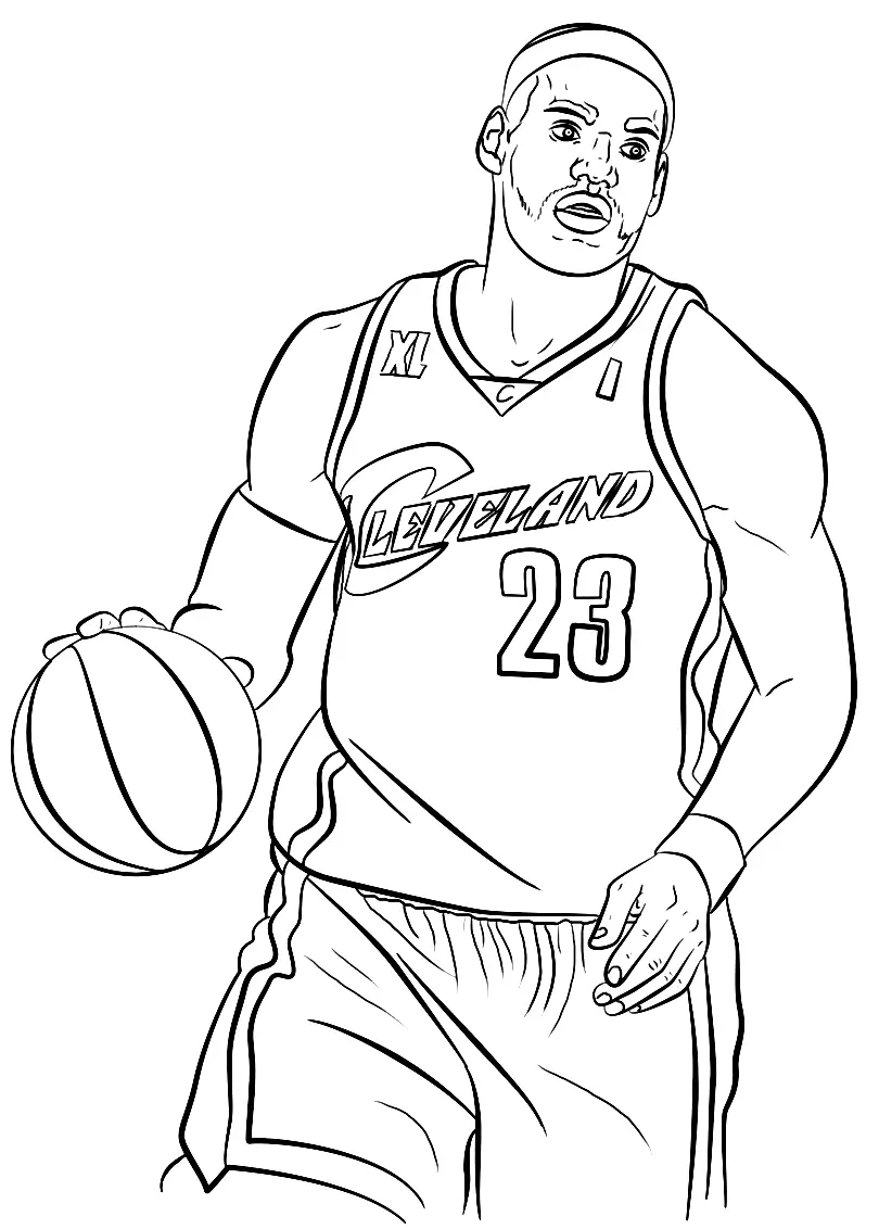 NBA Ausmalbilder 6