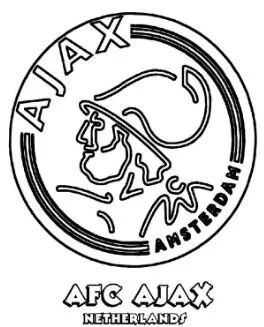 Netherlands Eredivisie Team logos Coloring Pages 1