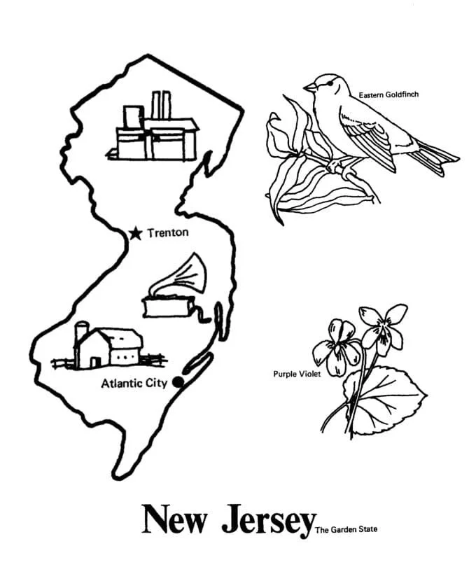 New Jersey Coloring Pages 15