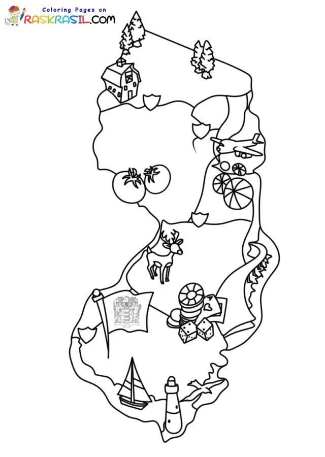 New Jersey Coloring Pages 2