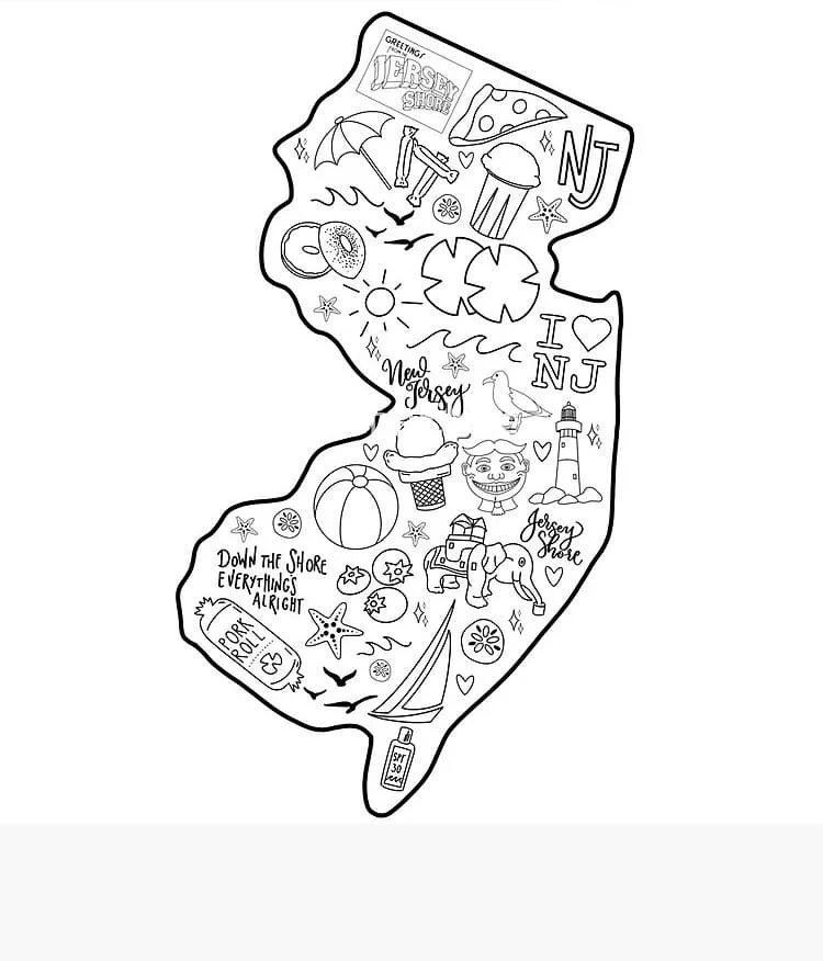New Jersey Coloring Pages 24