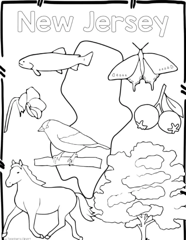 New Jersey Coloring Pages 25