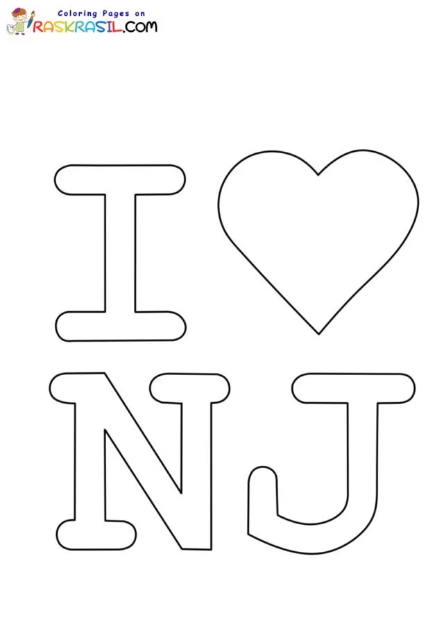 New Jersey Coloring Pages 3