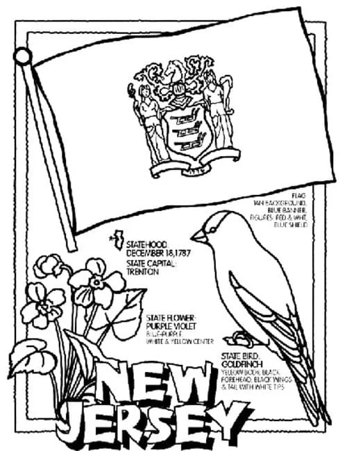 New Jersey Coloring Pages 32