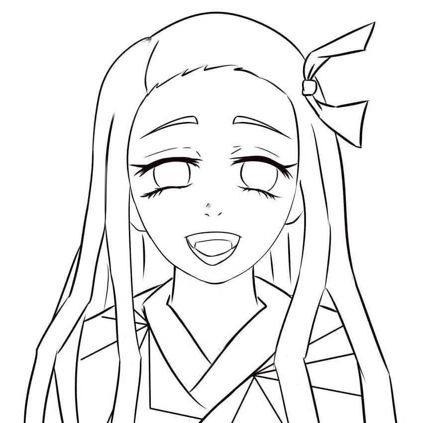 Desenhos de Nezuko Para Colorir 8