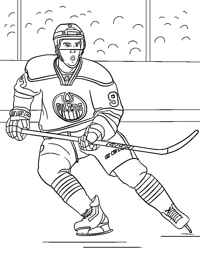 Desenhos de Nhl Para Colorir 17