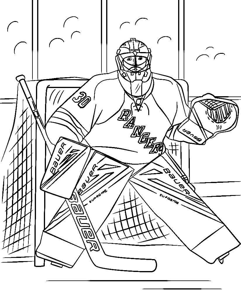 Desenhos de Nhl Para Colorir 26