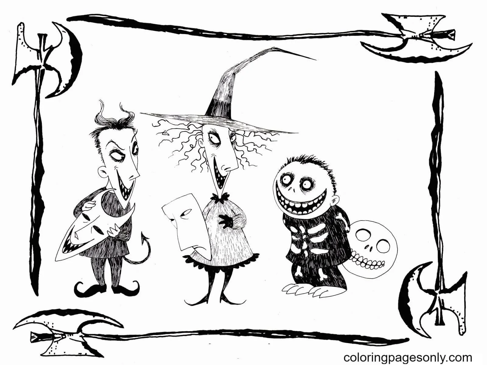Nightmare Before Christmas Ausmalbilder 16