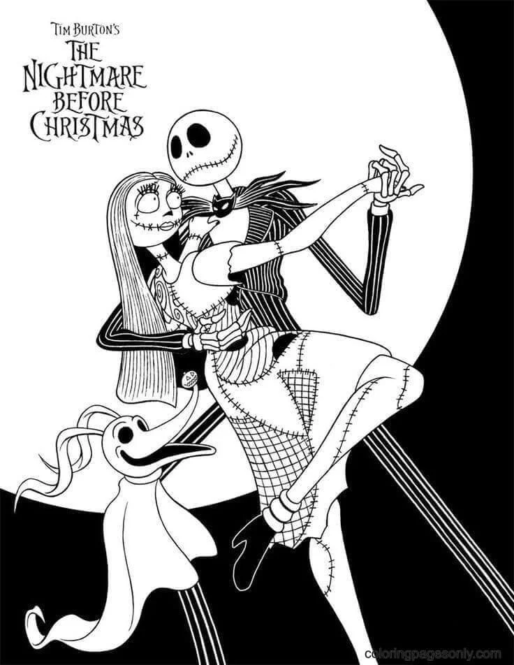 Nightmare Before Christmas Ausmalbilder 39